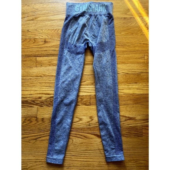 Gymshark Leggings Blue size Small Ankle Length Activewear Athletic - Picture 1 of 7